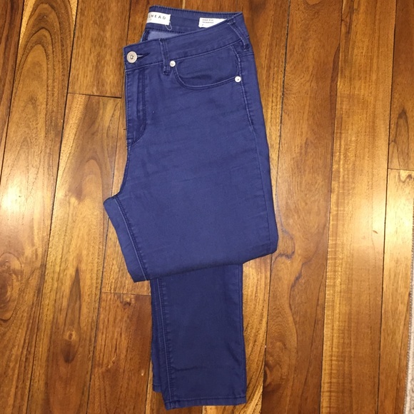 High waisted skinny jeans