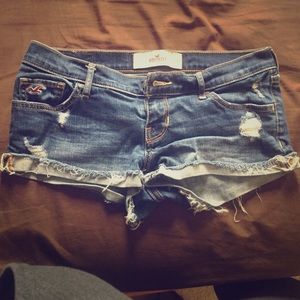 Hollister denim shorts
