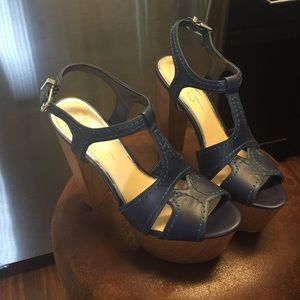 Jessica Simpson Wenda platform sandals-BLUE