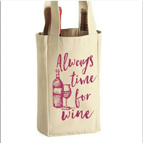 🎉FINAL MARKDOWN🎉 Always Time for Wine Tote