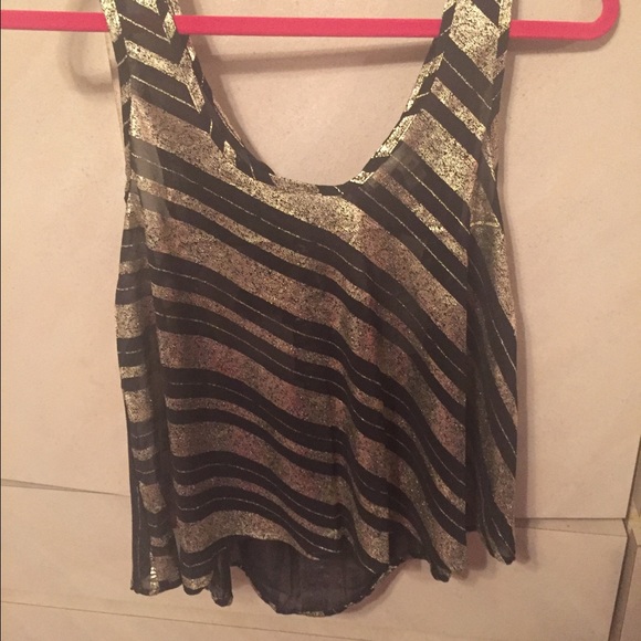 Black and Gold Tank