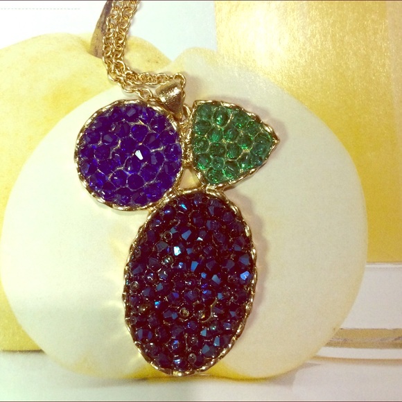 ☮Retro 60's Blue Purple Green Necklace☮
