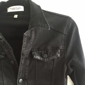 Habitual black Jean jacket. Slim fit. Only worn 2x