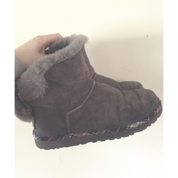Plaid and Grey Ugg boots ❤️ LAST CHANCE PRICE!!!!