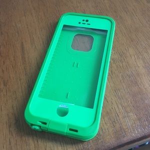 Green Lifeproof iPhone 5/5s case