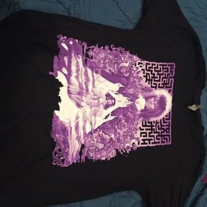 Purple and black Labyrinth t shirt