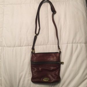 Fossil Crossbody Genuine leather