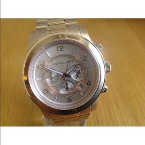 MK8096 Michael Kors Rose Gold Chronograph Watch
