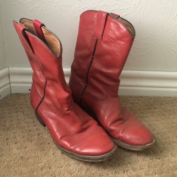 Red Cowboy Boots