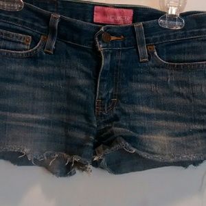 Hollister jean shorts size 3