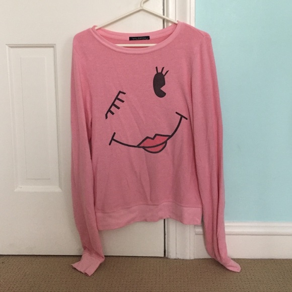 Wildfox winky face sweater