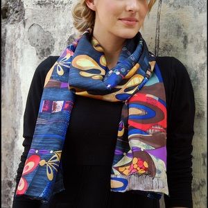 Rex Ray Silk Scarf - Alistair