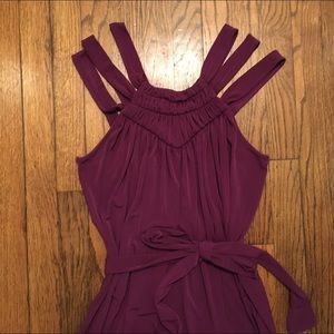 Eggplant Purple Cocktail Dress