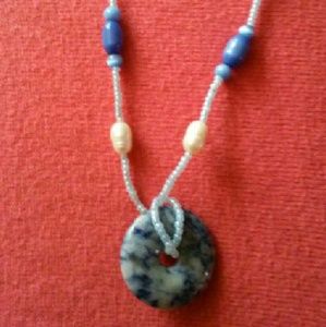 Pretty handmade beaded necklace