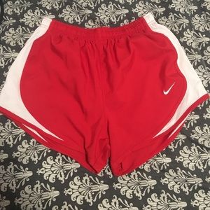 Small Red Dri-Fit Nike Shorts