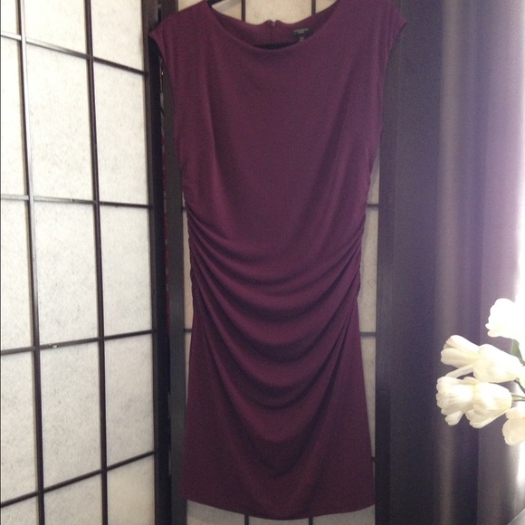 Ann Taylor plum evening dress, size 12P. Perfect!