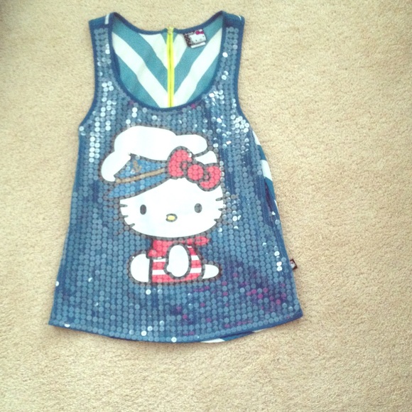Retro Chic Hello Kitty Sequin Tank!