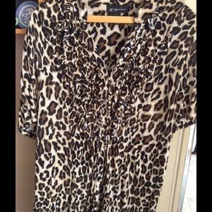Animal print top