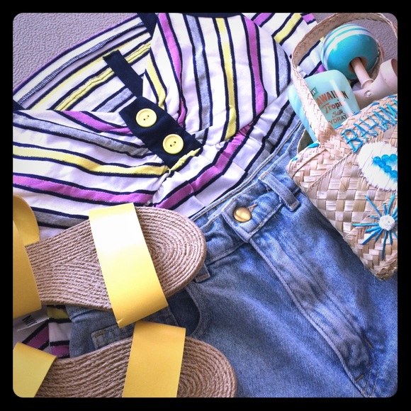 Fruit striped tank top