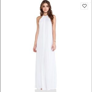 Michael Lauren size small white flowy Maxi dress