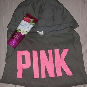 Pink hoodie