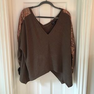 Sweater with sequin detail