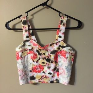 Flower crop top