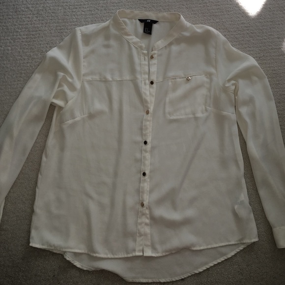 Sheer White Blouse