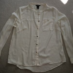 Sheer White Blouse