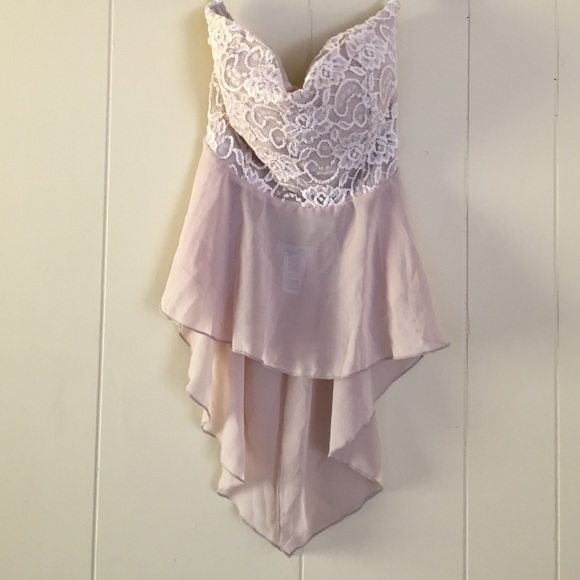 NWOT Lace + Sheer blouse - Picture 1 of 3