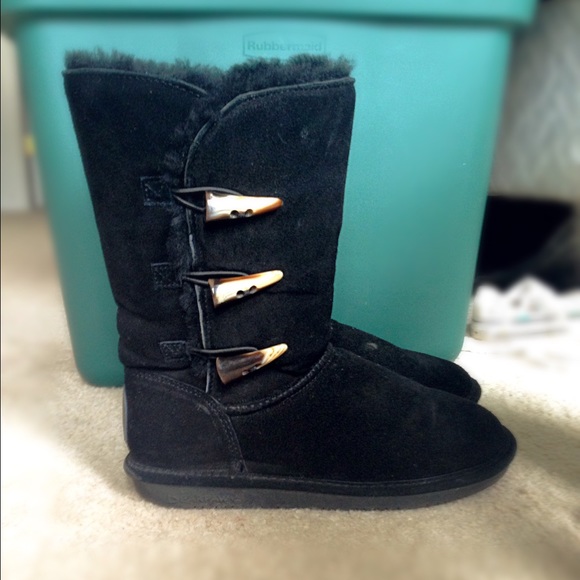 Black Bearpaw Triple Toggle Boots
