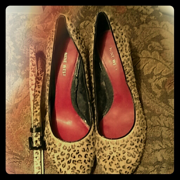 Nine west Pony Pumps & Belt