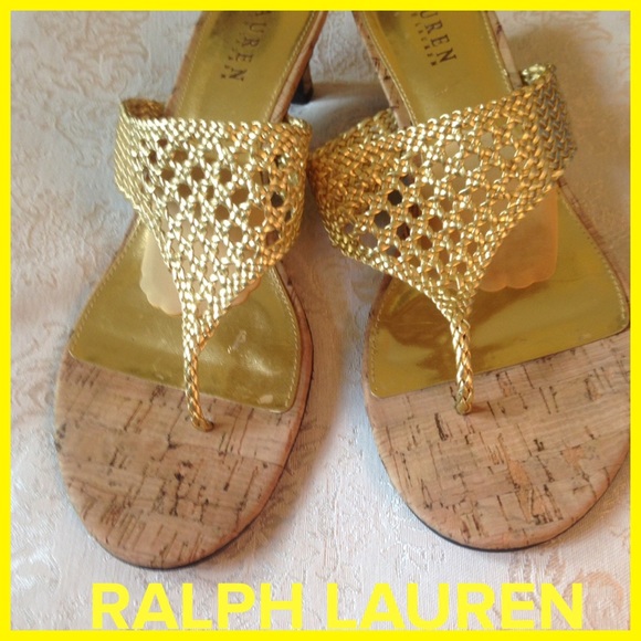 Ralph Lauren Shoes - "I'm Not Really A Gold Digger" LRL Sandals