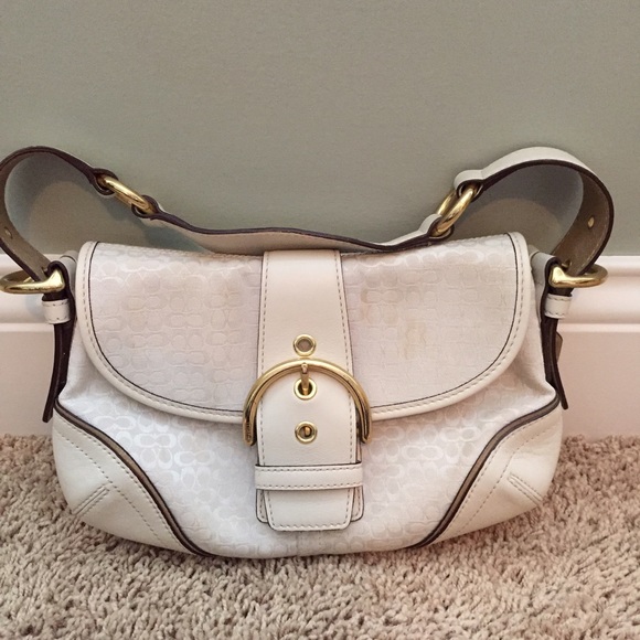 White coach purse