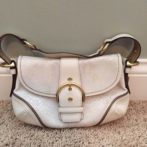 White coach purse