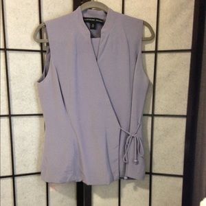 Vintage Josephine Chaus lavender pant suit,size 10