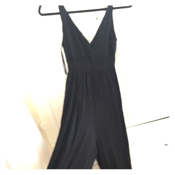 Aqua black jumpsuit