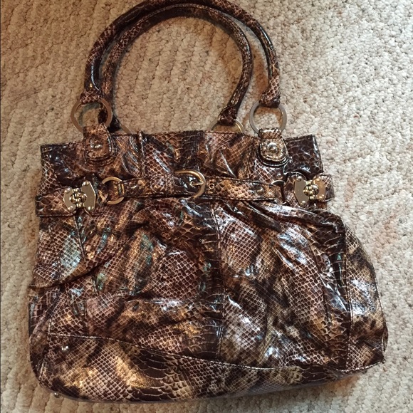 Super cute snake skin print purse