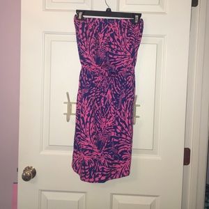 Lily Pulitzer blue and pink dress