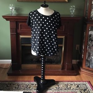 Ann Taylor polka dot shirt