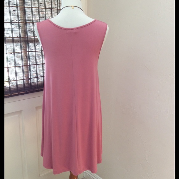 PIKO Pink Swing Dress 🆕 1 left! - Picture 3 of 4