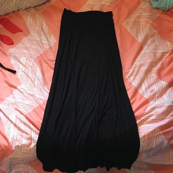 Charlotte Russe black long skirt