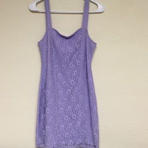 Hollister lavender lace dress