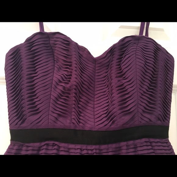 BCBG Strapless Pleated Dress - Picture 2 of 4