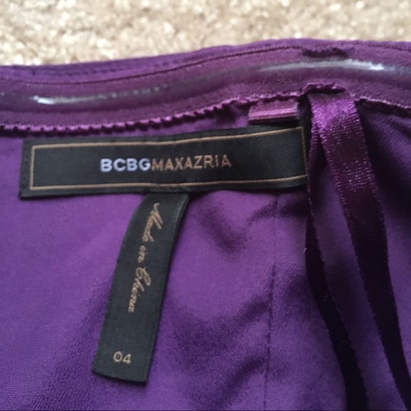 BCBG Strapless Pleated Dress - Picture 3 of 4