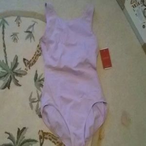 Lavender High Neck Leotard