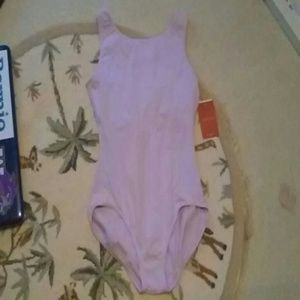 Lavender High Neck Leotard