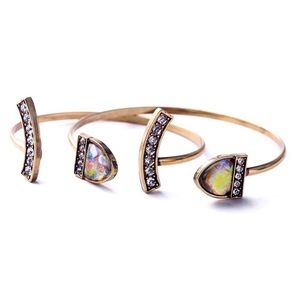 Lunette Open Cuff Bracelet Set