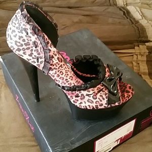 Cheetah high heels
