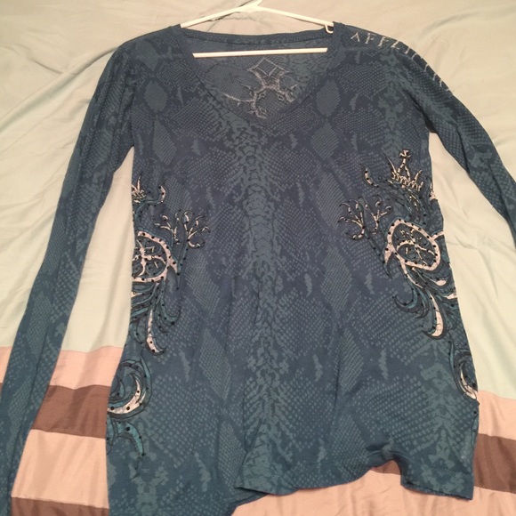 Affliction long sleeve shirt